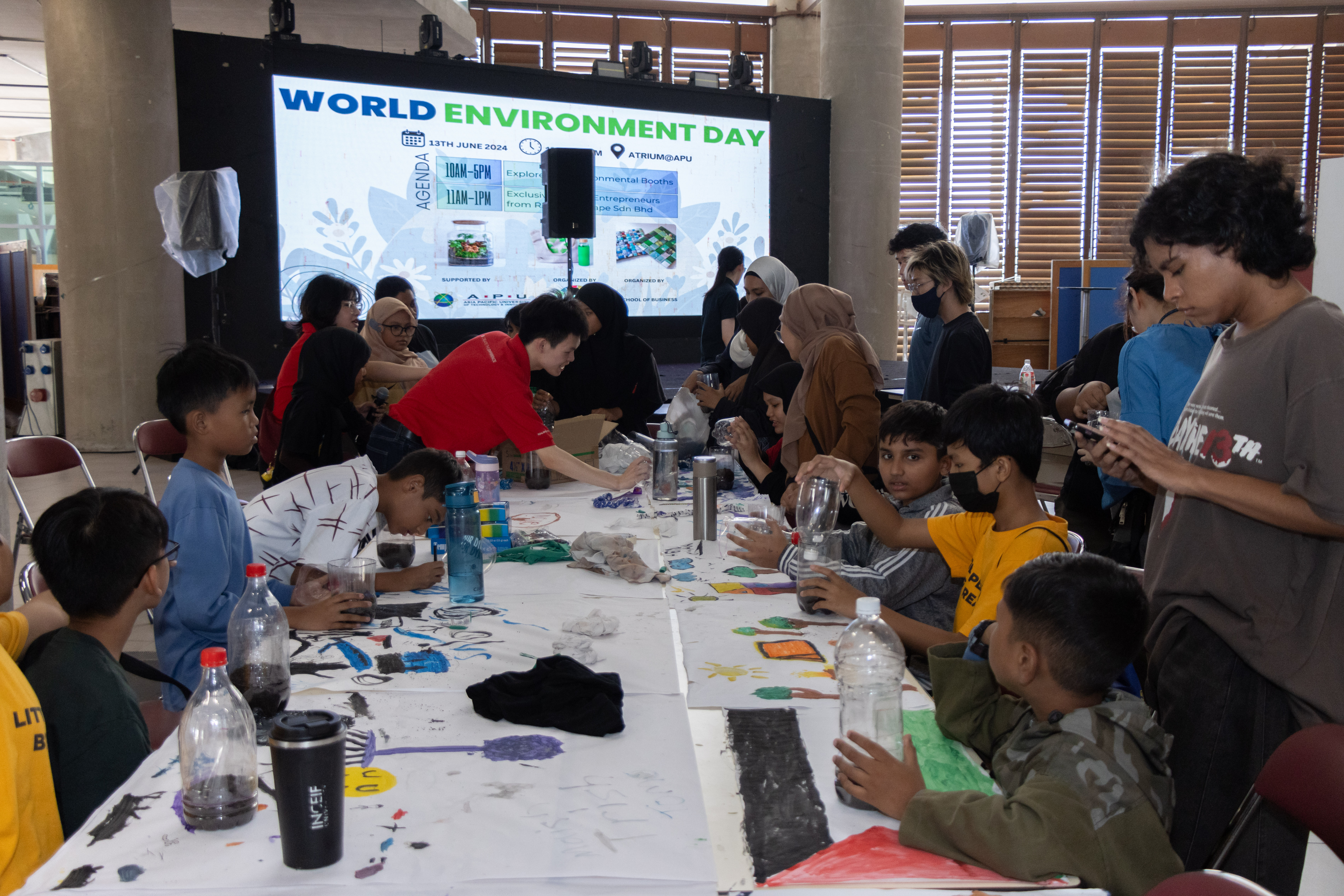 APU Celebrates World Environment Day 2024 with Refugee Children and Eco Workshops