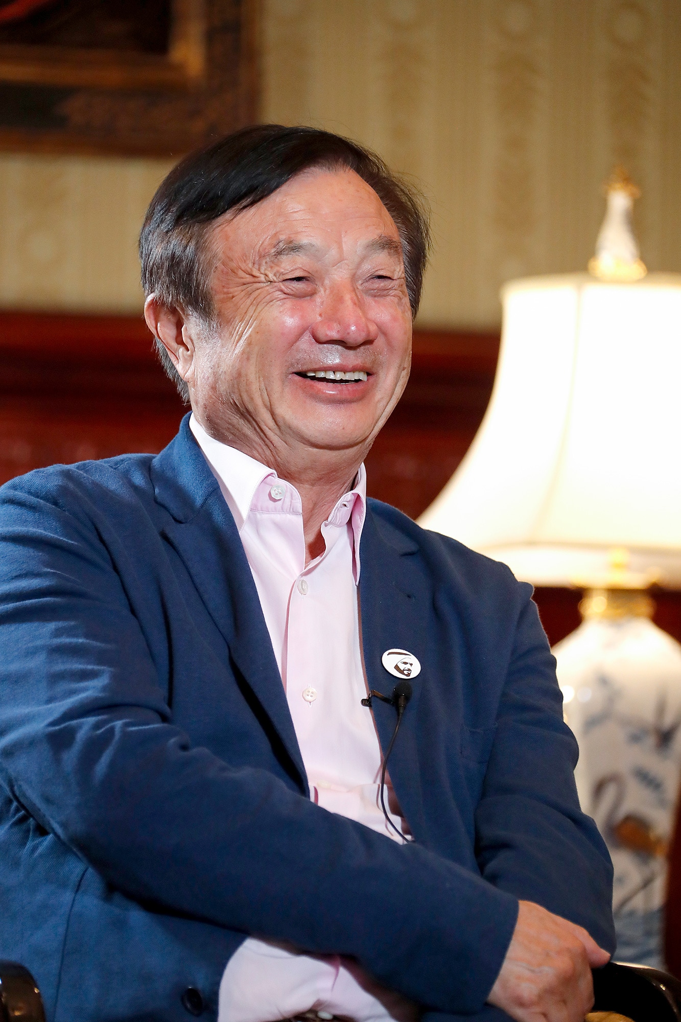 Ren Zhengfei Photo from Huawei Official Website